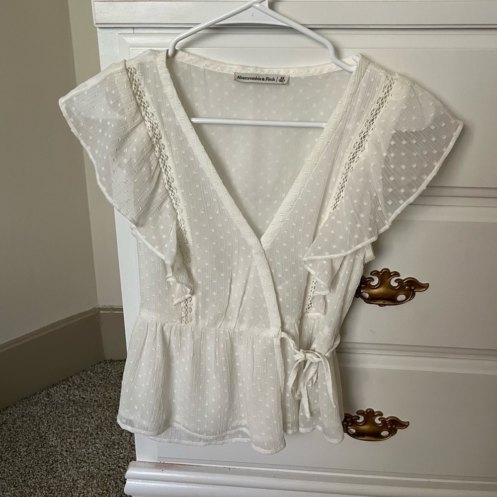 Abercrombie & Fitch baby toll blouse wrap top